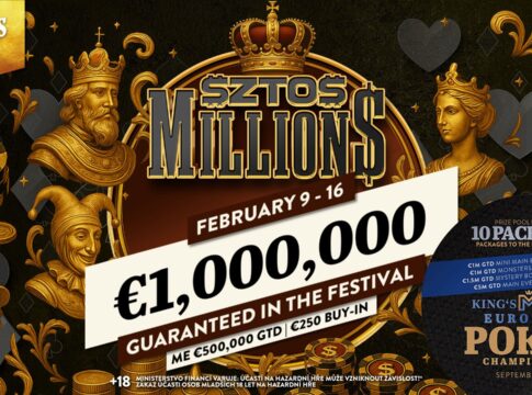 Das King’s $ZTO$ Million$ Festival garantiert €1.000.000!