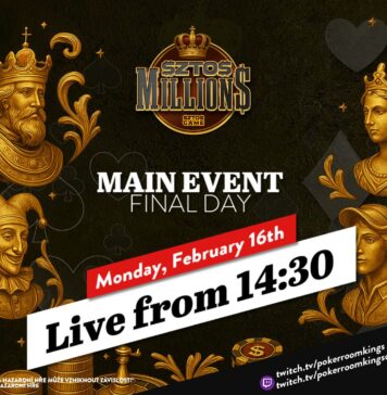 Montag ab 14:30 Uhr – Finaltag des €250 $ZTO$ MILLION$ Main Event aus dem King’s!