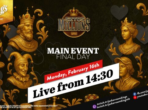 Montag ab 14:30 Uhr – Finaltag des €250 $ZTO$ MILLION$ Main Event aus dem King’s!