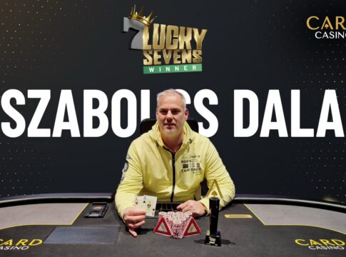 Szabolcs Dala ist der Lucky Sevens Champion im Card Casino SK!