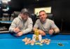 Doppelt Mega! Even Deal im GCLI Sunday Megastack! Even Deal! Die Sieger im Sunday Megastack: (v.l.n.r.) Radim Divis (SUI), "Phil K." (AUT)