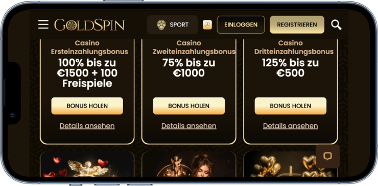 goldspin casino bonus