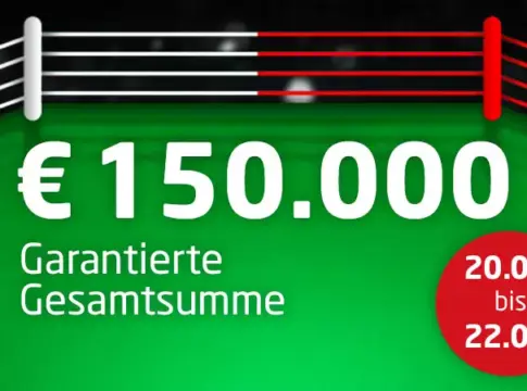 €150.000 Garantie bei der Knockout Series auf win2day!