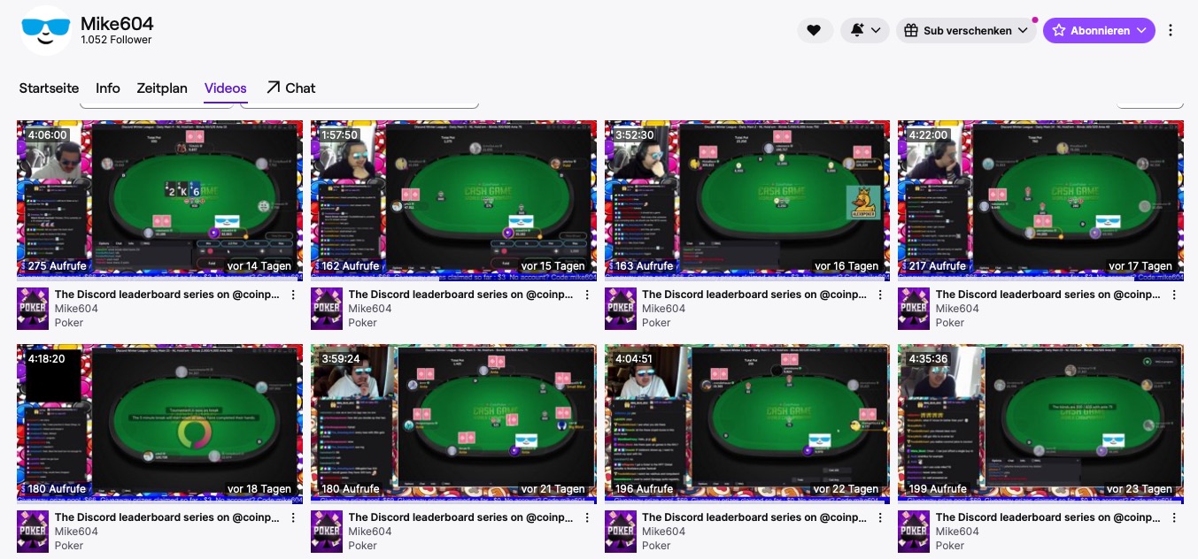 mike604 Discord Winter League Stream VIDEOS