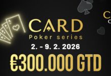 Card Poker Series bringt €300.000 GTD Main Event nach Samorin bei Bratislava!