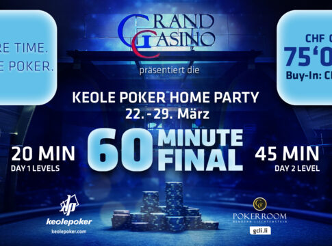 Die Keole Poker Home Party kommt mit CHF 75.000 GTD ins GCLi!