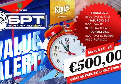 King’s Resort – Overlay-Alert im Slovenian Poker Tour Main Event!