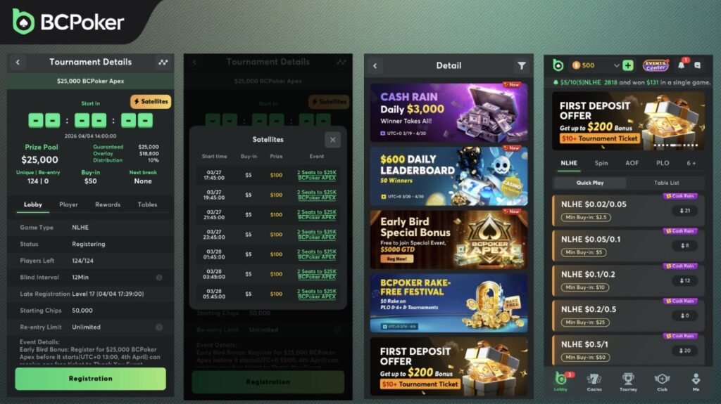 BCPoker Update Upgrade - Tournament Details