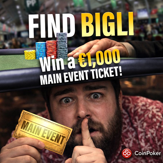 BigLi Liam Hind CoinPoker Irish Open Main Event Ticket