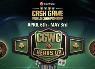 Die Cash Game World Championship ist zurück – diesmal gleich doppelt im Heads Up! CoinPoker Cash Game World Championship Heads Up CGWC HU