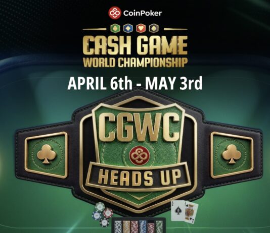 Die Cash Game World Championship ist zurück – diesmal gleich doppelt im Heads Up! CoinPoker Cash Game World Championship Heads Up CGWC HU