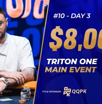 Triton Livestream vom Tag 3 des $8.000 Triton One Jeju Main Event #10!