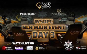 Montag ab 15:45 Uhr – Tag 3 des CHF 1.500 WSOP Circuit Liechtenstein Main Event!