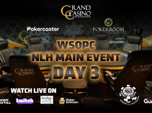 Montag ab 15:30 Uhr – Tag 3 des CHF 1.500 WSOP Circuit Liechtenstein Main Event!