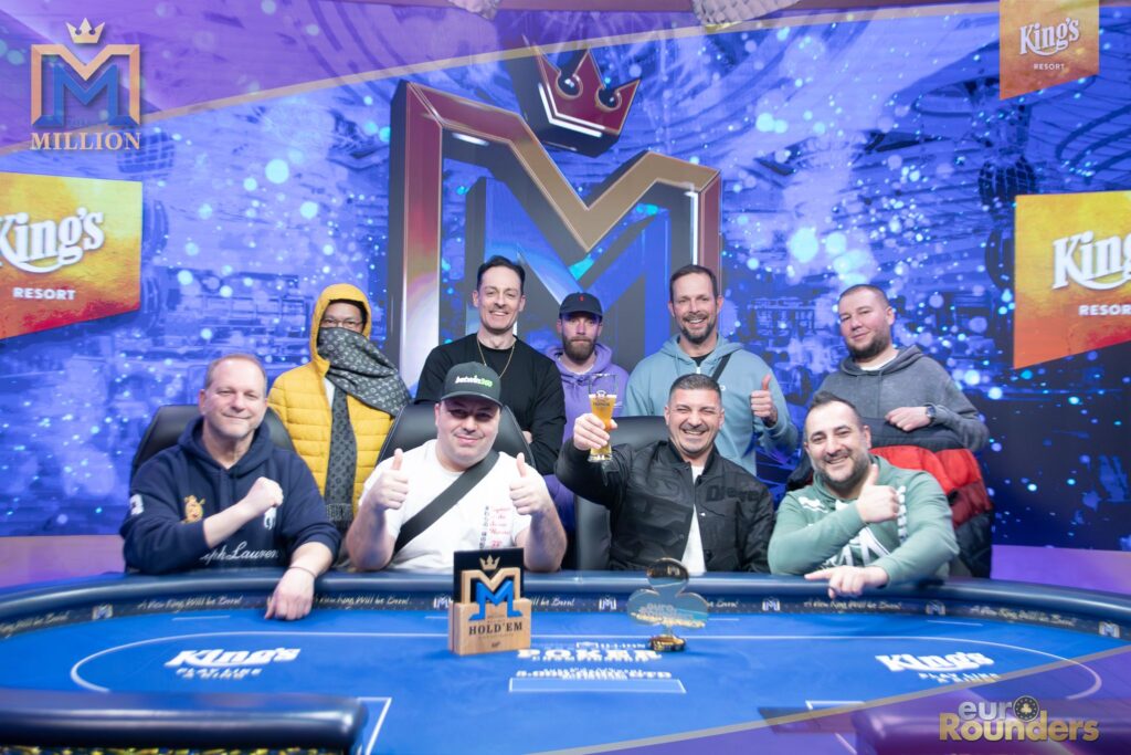 KM Kings King's Million NLH Main Event Final Table