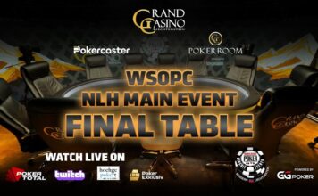 Dienstag ab 13:30 Uhr – Finale des CHF 1.500 WSOP Circuit Liechtenstein Main Event!