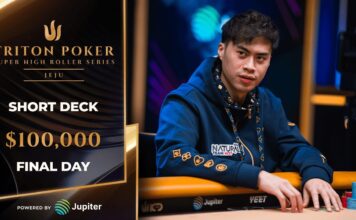 Triton Livestream vom Finale des $100.000 Triton Jeju Short Deck Event #22!