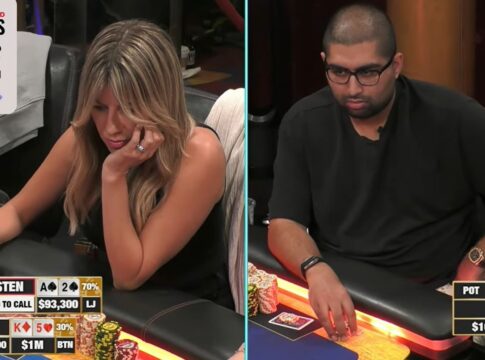 6-Bet All-In mit A2: Kristen Foxen zeigt Airball die Zähne!