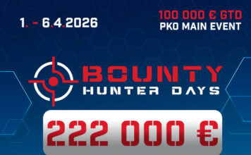 GCA Pokerroom 2.0 – Die Bounty Hunter Days garantieren €222.000 im April!