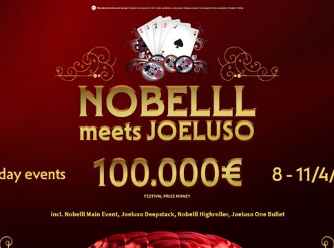 „Nobelll“ meet „Joeluso“ mit sieben Tagesturnieren und €100.000 GTD im GCA Pokerroom 2.0!
