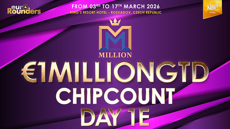 KM Kings Million Chipcount Day 1E