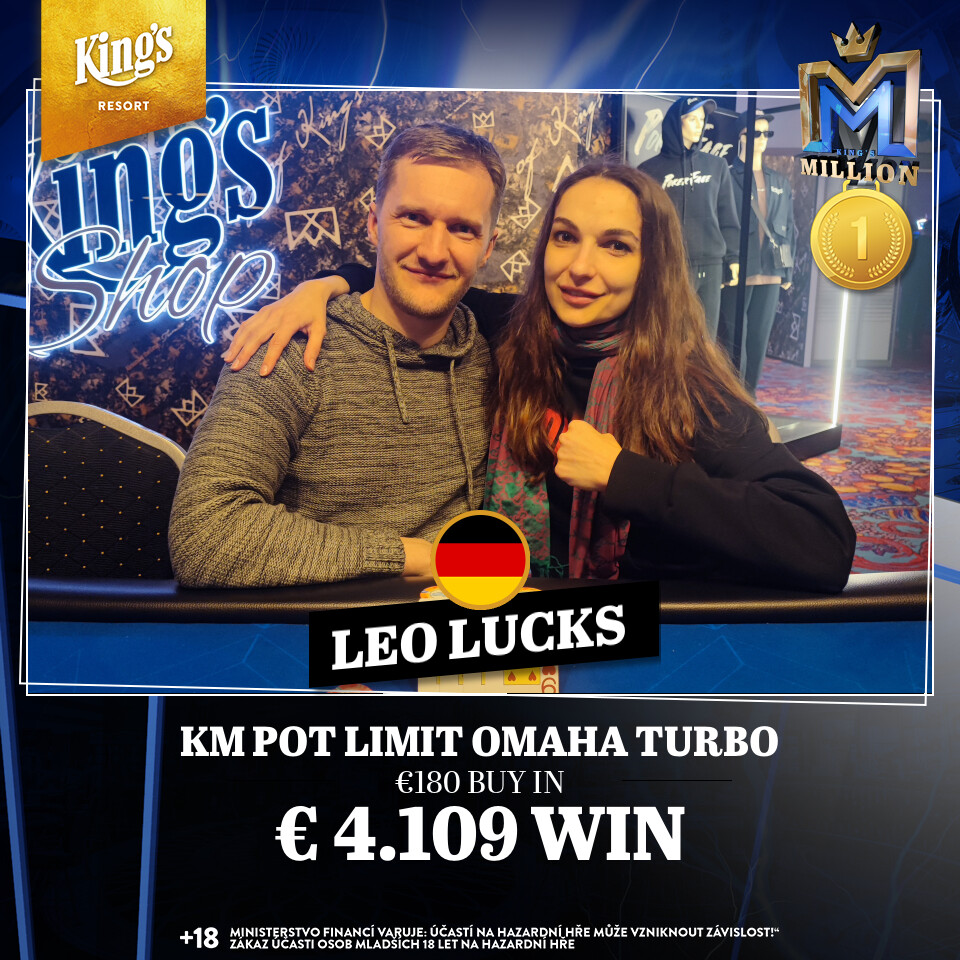 KM Pot Limit Omaha Turbo - Leo lucks