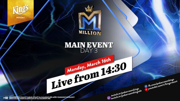 Kings Million NLH Tag 3