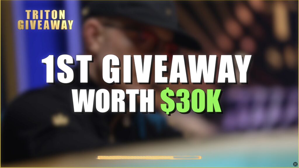 Mario Mosböck 100000 Triton Giveaway SHRS Montenegro YouTube - 1st 30k Giveaway