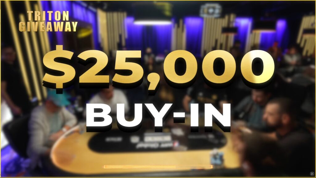 Mario Mosböck 100000 Triton Giveaway SHRS Montenegro YouTube - 25000 Buy-In