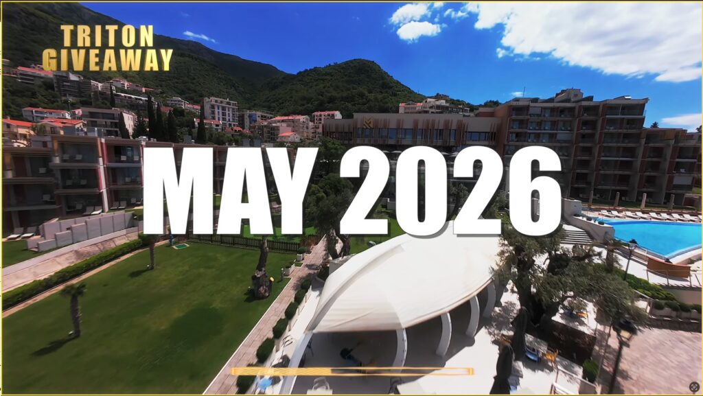Mario Mosböck 100000 Triton Giveaway SHRS Montenegro YouTube - May 2026