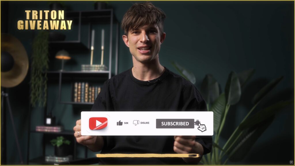 Mario Mosböck 100000 Triton Giveaway SHRS Montenegro YouTube - Subscribe