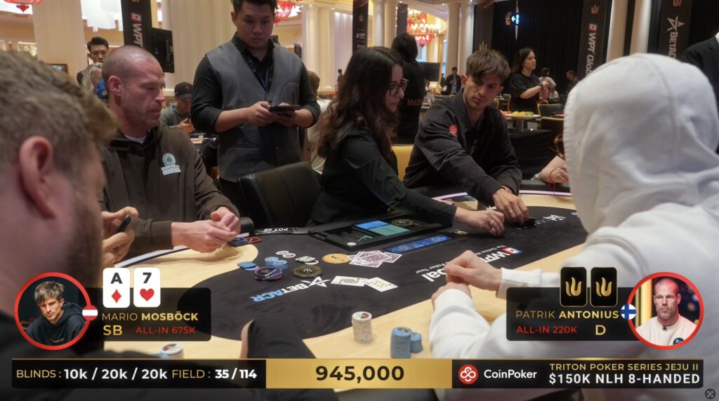 Mario Mosboeck Triton Vlog YouTube Video - vs Patrik Antonius