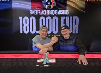 PFB Poker France Belgique masters PKO Event - vlnr Brudi, Taubexx