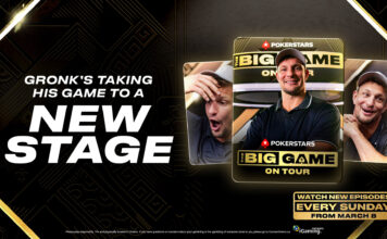 5 neue PokerStars The Big Game on TourFolgen – Spielt Tight End „Gronk“ tight gegen Hellmuth, Nasreddine & Co? PokerStars Big Game on Tour - Rob Gronkowski GRONK