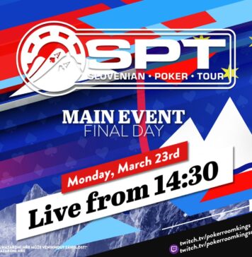Montag ab 14:30 Uhr – Finale der €300 Slovenian Poker Tour KK Half Million Masters aus dem King’s!