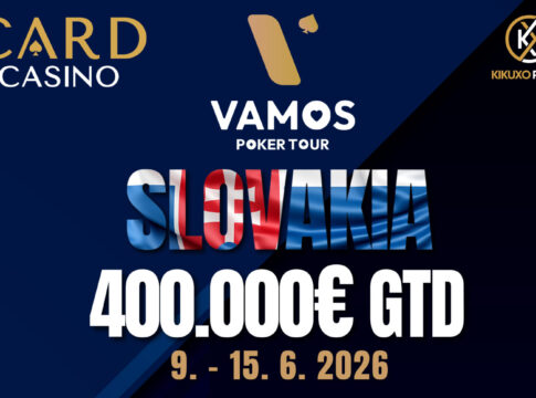 Card Casino SK – Vamos Poker Tour Slovakia mit €400.000 Garantie!