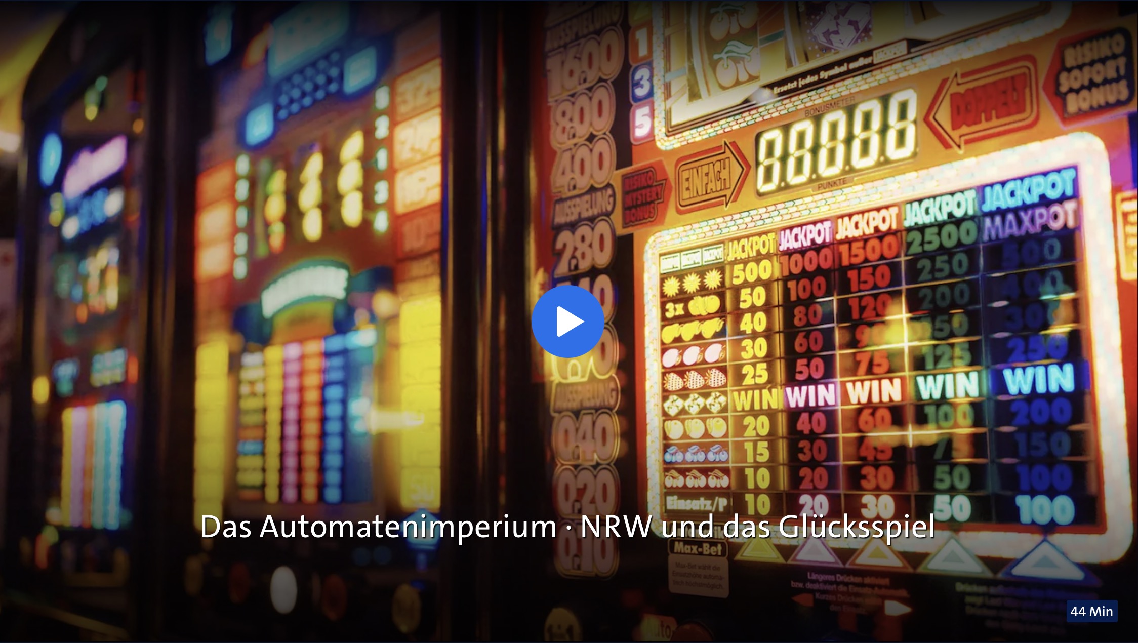 WDR - Paul Gauselmann Merkur - Das Automatenimperium - NRW und das Glücksspiel