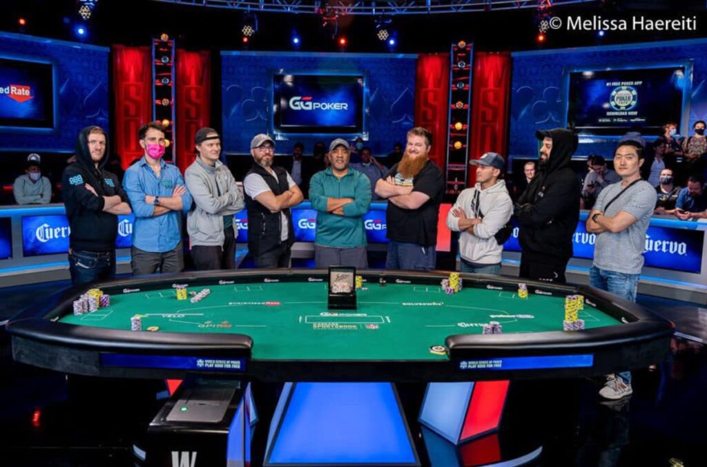 WSOP Main Event Final Table 2021