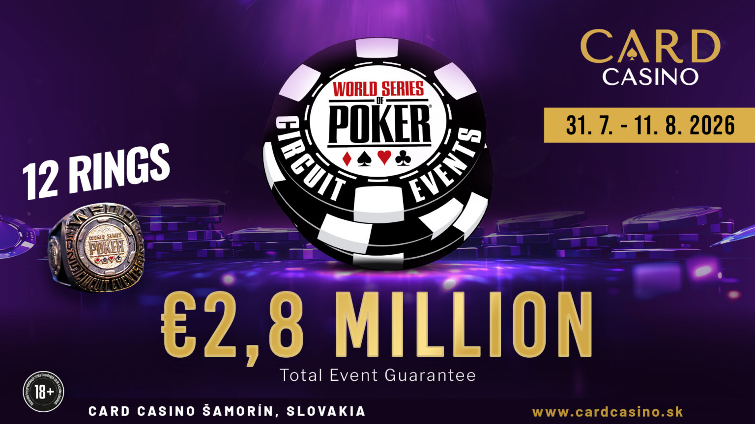 Card Casino SK: Boni und €500k GTD bei den Skill Poker Masters