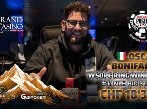 WSOPC WSOP Circuit Bendern Liechtenstein - Bigstack - Oscar Bonifacio