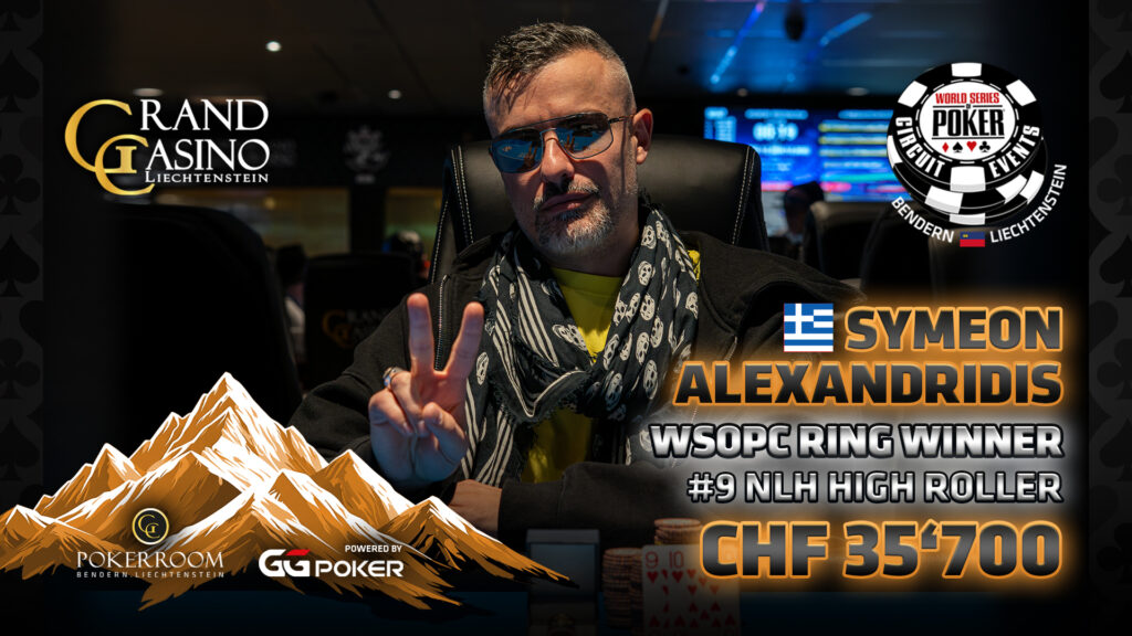 WSOPC Event #9 - NLH High Roller: Symeon Alexandridis