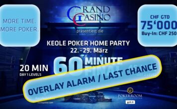 Krasse Overlay-Gefahr bei der Keole Poker Home Party – Beck neuer Mega-Chipleader!