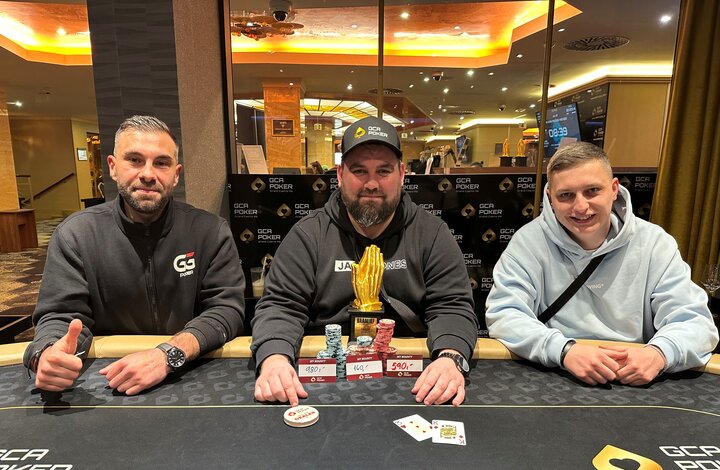 Die Top-Platzierten im Os PKO: Stefen Schrinner, Daniel Vossen, "Jerome"