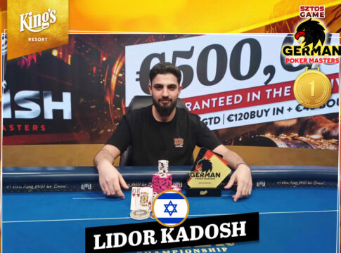 Lidor Kadosh gewinnt die „Easter Edition“ der German Poker Masters!