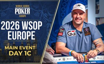 Sonntag ab 19:00 Uhr – Livestream vom Tag 1c des €5.300 WSOP Europe Main Event!