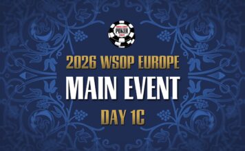 Sonntag ab 19:00 Uhr – Livestream vom Tag 1c des €5.300 WSOP Europe Main Event!