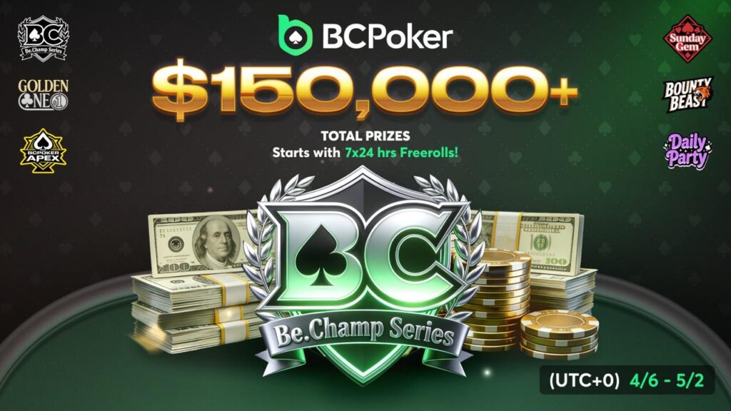 BCPoker BeChamp Series - quer 2026-05-02 - BCPoker - Be.Champ Series