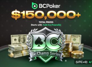Dicke Overlays im April – BCPoker verlängert die Be.Champ Series und Cash Rain Promo! 2026-05-02 - BCPoker - Be.Champ Series