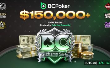 Dicke Overlays im April – BCPoker verlängert die Be.Champ Series und Cash Rain Promo! 2026-05-02 - BCPoker - Be.Champ Series