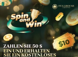FullHouse Crypto lädt zum $1M Spin and Win! – So sichert ihr euch ein kostenloses $10 Ticket!